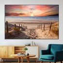 Sunset on the Sea Wall Art Canvas Print by MyGreatCanvas | Canvas Wall Art Prints | Photo Prints & Wall Decor