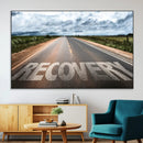 Recovery Road Wall Art Canvas Print