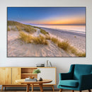 Sunrise On The Beach Wall Art Canvas Print