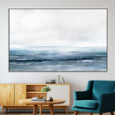 Blue Ocean Abstract Artwork Wall Art Canvas Print