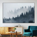 Foggy Pine Forest Wall Art Canvas Print by MyGreatCanvas | Canvas Wall Art Prints | Photo Prints & Wall Decor