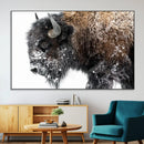 American Bison Wall Art Print – Majestic Buffalo Canvas