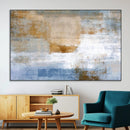 Blue Multi Panel Abstract Wall Art Canvas, Abstract Blue and