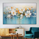 Abstract Flower Wall Art Canvas Print