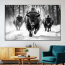Buffalo Wall Art Canvas Print, Bison Family Wall Art Canvas by MyGreatCanvas | Canvas Wall Art Prints | Photo Prints & Wall Decor