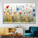 Colorful Wildflower Canvas Wall Art - Vibrant Floral