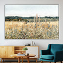Wildflower Field Wall Art Canvas | Nature-Inspired Landscape