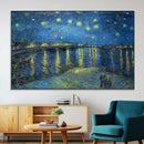 Vincent van Gogh Starry Night over the Rhone Abstract Wall