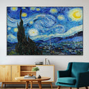 Vincent Van Gogh The Starry Night Abstract Wall Art Canvas