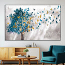 Tree Butterfly Abstract Tree and Butterfly Wall Art Canvas