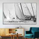 Yacht Sailboat Regatta Canvas Wall Art Canvas Print