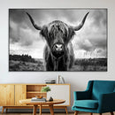 Scottish Cow Wall Art Canvas Print | Longhorn Wall Art | by MyGreatCanvas | Canvas Wall Art Prints | Photo Prints & Wall Decor