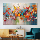 Abstract Butterfly Wall Art Canvas Print