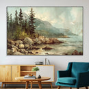 Abstract Acadia National Park Wall Art Canvas Print -