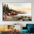 Serene Coastal View of Acadia National Park Wall Art -