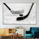 Winter Ice Hockey Sport Canvas Wall Art Print - Hockey Wall by MyGreatCanvas | Canvas Wall Art Prints | Photo Prints & Wall Decor
