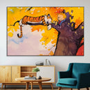 High-Quality Giclee Canvas Print – Framed Calvin Wall Art