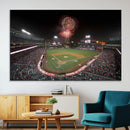Fireworks at Angel Stadium – Los Angeles Angels Canvas