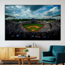 3-Panel Kauffman Stadium Wall Art Print | Large Kansas City