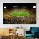 Stadium in Michigan Wall Art Canvas Print, Framed American