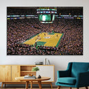 TD Garden Basketball Canvas Wall Art - Boston Celtics Live by MyGreatCanvas | Canvas Wall Art Prints | Photo Prints & Wall Decor
