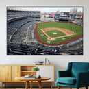 New York Yankees Baseball Team Print - Yankee Stadium Wall