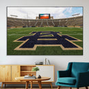 Notre Dame Stadium Giclee Canvas Print | Triptych Wall Art