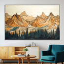Rustic Wood Mountain Wall Art Print | Triptych Giclee Print by MyGreatCanvas | Canvas Wall Art Prints | Photo Prints & Wall Decor
