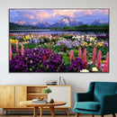 Wildflower Canvas Print – Blooming Floral Meadows with