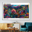 Framed Yayoi Kusama 1986 Wall Art Print – Japanese Wall Art