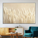 Grass Wall Art Print - Elegant Neutral Decor for Living