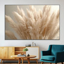 Pampas Grass Canvas Wall Art - Elegant Neutral Decor for