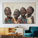 Shai Yossef Print - Joyful Childhood Canvas Wall Art -