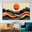Mountain Triptych Wall Art Canvas Print – Western Nature