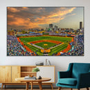 Chicago Wrigley Field Wall Art Canvas Print – Iconic