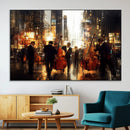 Abstract Jazz Art Wall Art Canvas Print – Colorful Musical