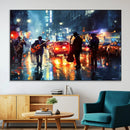 African American Jazz Canvas Wall Art Print – Abstract Music