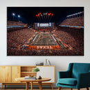 Texas Stadium Night Game Wall Art Canvas Print – Vibrant
