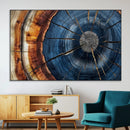 Framed Abstract Tree Ring Wall Art Print Natural Rustic Wood by MyGreatCanvas | Canvas Wall Art Prints | Photo Prints & Wall Decor