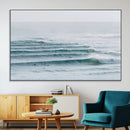 Ocean Waves Wall Art Canvas Print – Framed Surfer Lineup by MyGreatCanvas | Canvas Wall Art Prints | Photo Prints & Wall Decor