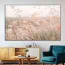 Pastel Grasses Wall Art Canvas Print – Framed Soft Meadow