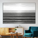 Monochrome Ocean Wall Art Canvas Print – Framed Moody Ocean by MyGreatCanvas | Canvas Wall Art Prints | Photo Prints & Wall Decor