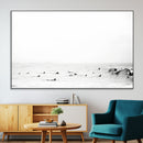 Monochrome Swimming Wall Art Canvas Print – Framed Ocean by MyGreatCanvas | Canvas Wall Art Prints | Photo Prints & Wall Decor