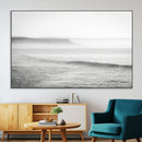 Black and White Seascape Wall Art Canvas Print – Framed by MyGreatCanvas | Canvas Wall Art Prints | Photo Prints & Wall Decor