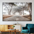 Cypress Tunnel Wall Art – Framed Misty Road Canvas Artwork, by MyGreatCanvas | Canvas Wall Art Prints | Photo Prints & Wall Decor
