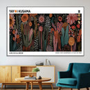 Modern Japanese Wall Art Canvas Print – Framed Abstract