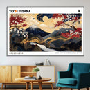 Modern Mount Fuji Wall Art Canvas Print – Framed Abstract