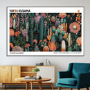 Modern Japanese Wall Art Canvas Print – Framed Abstract
