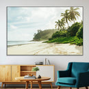 Relaxing Beach Wall Art Canvas Print – Framed Ocean View