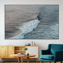 Ocean Waves Wall Art Canvas Print – Framed Coastal Serenity